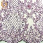 Elegance Beautiful Handmade Lace Fabric 20% Polyester For Party Dress
