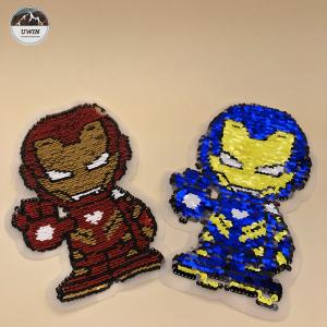 Quality Durable Embroidered Cloth Badges , Merrowed Border Clothing Badges Patches wholesale