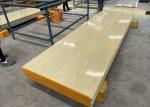 Prefabricated House Metal Surface Wood Grain Rock Wool Sandwich Panel