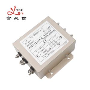 Quality YX93G3 20A 3 Phase EMI Filters EMI Power Filter For Military Equipment wholesale