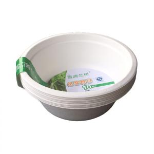 Quality Disposable Sugarcane Pulp Bowl Barbecue Household Picnic 17oz Disposable Bowl wholesale