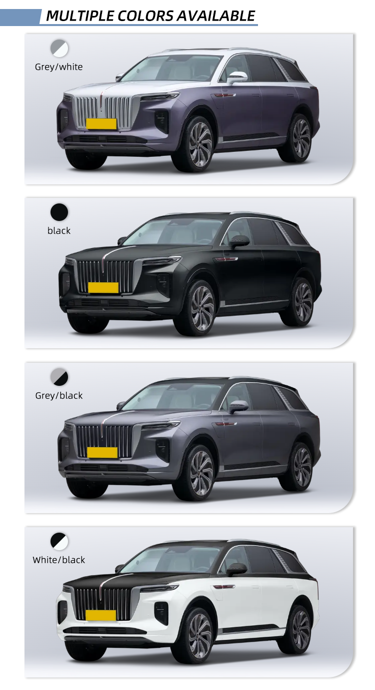 Hongqi E-HS9 2021 460km Flag of yue version 7 seats Large SUV made in china for sales electr sport car electric cars for adults