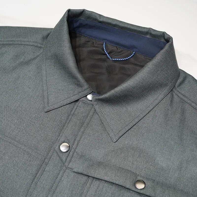 Men Cotton-Padded Coat 2023 Winter Turn-Down Collar Thicken Nylon Business Casual Jacket