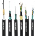 High Quality Under GR 24 48 96 144 Cores G652d Fibre Optique Cable GYFTY53