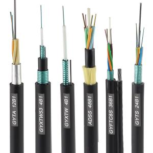 Quality 8.2mm 2 Cores Outdoor FOC Fiber Optic Cable With 0.9mm Tight Buffered Cable wholesale