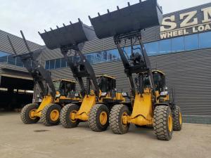 Quality 4 Wheel 2200rpm 5 Ton Wheel Loader With 3m3 Bucket SZM956L wholesale