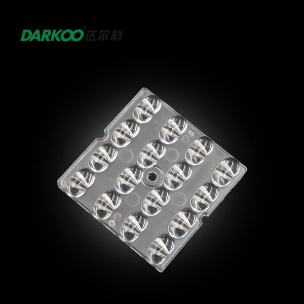 Cheap High Efficiency 4x4 Array SMD LED Lens For Outdoor Lihgting Lamps for sale