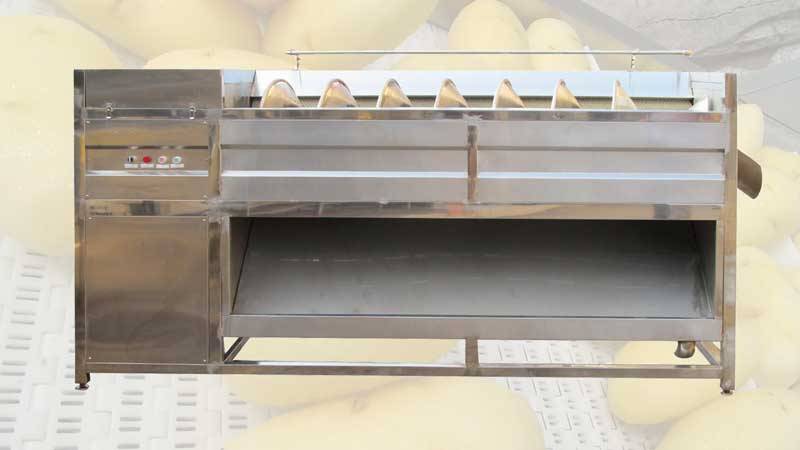 screw-feeding-type-potato-washing-peeling-machine