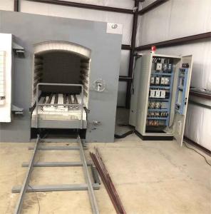 Heat Treating Hot Air Trolley Furnace For Mechanical Parts