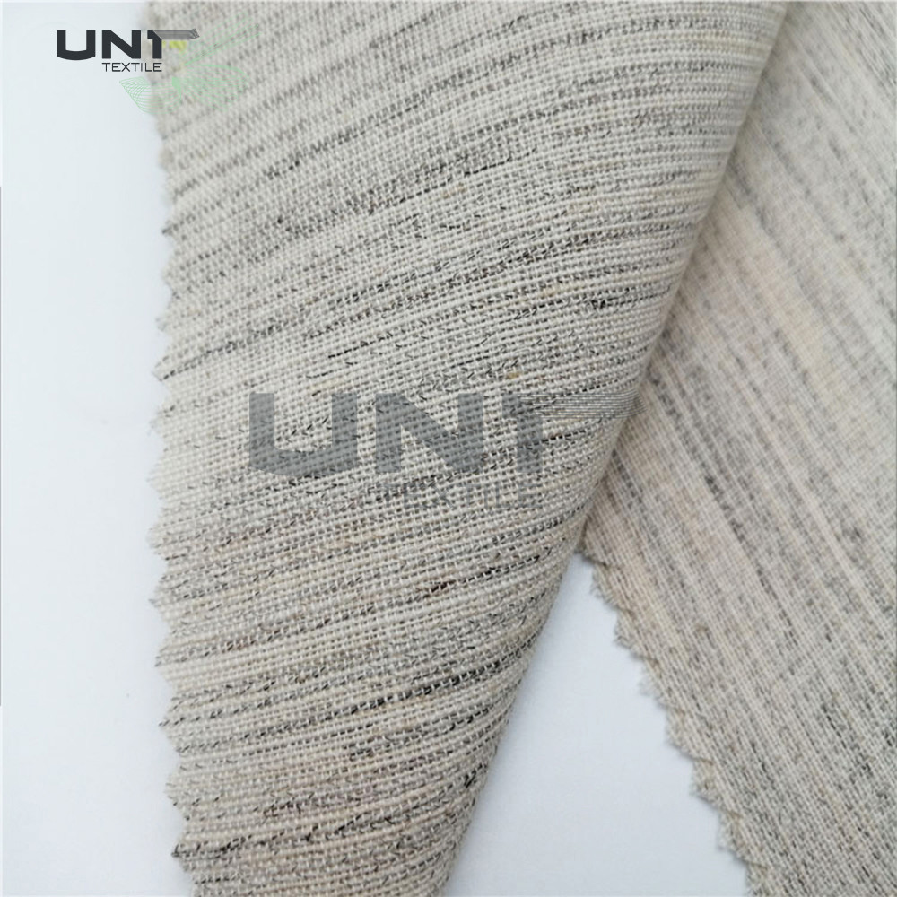Smooth handfeeling horse interlining material for men‘s suit / jacket / uniform