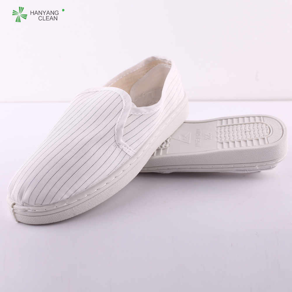 Breathable Cleanroom Safety Shoes , Canvas Fashion Esd Approved Shoes