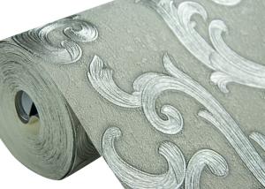 Quality Yarn Modern Removable Wallpaper 0.53m Brown Living Room Wallpaper wholesale