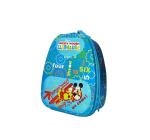 Tote Knapsack Type Cartoon Metal Box , Food Grade Tin Childrens Lunch Bags
