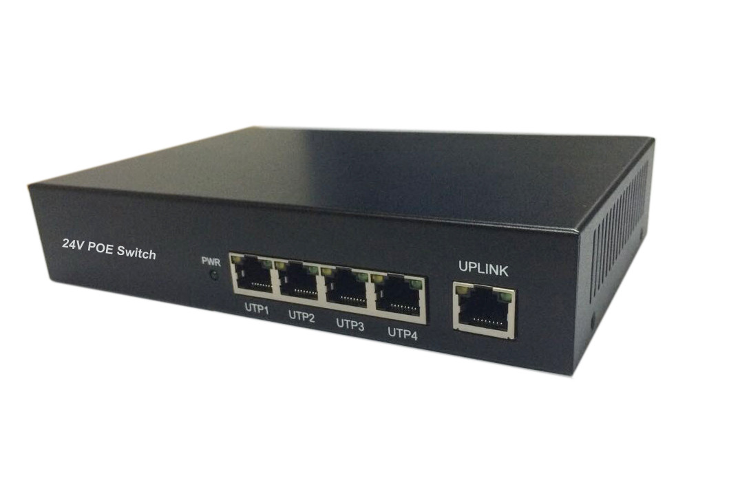 OEM ODM 24v Passive Poe Switch with 8 POE ports 1 Uplink port 10/100Mbps POE Powered Switch