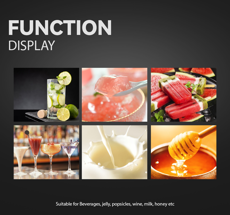 Matte Glossy Finish Pop Plastic Bag Freezing Biodegradable Plastic Film Roll Poly Popsicles Cream Bag