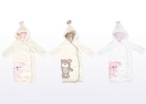 Quality Cosy Woven Toddler Girl Bathrobe , 100% Baby Cotton Bathrobe Skin Friendly wholesale