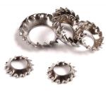 Stainless Steel Countersunk Serrated Lock Washer / External Tooth Lock Washer