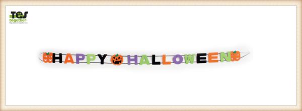 Halloween Decoration Triangle Flag Halloween Lettress Halloween Party Hall Bar