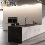 Modern Stylish Kitchen Furniture Cabinet Complete Set with Island Table in Euro