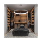 Customizable Modern Walk-in System Organizer for Bedroom Clothes Wardrobe