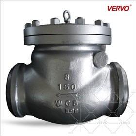 China 8 Inch Class 150 Swing Check Valve DN200 WCB Full Bore Butt Welded Check Valve on sale