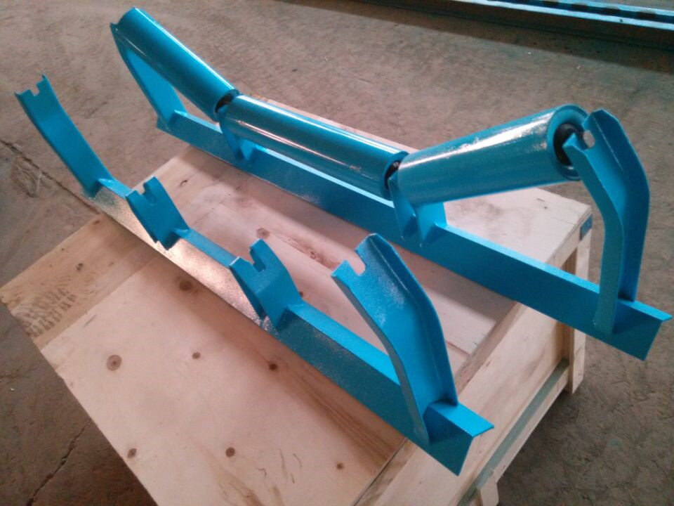 Dust Resistance TK Conveyor Belt Idlers Stainless Steel Carrier Roller Conveyor