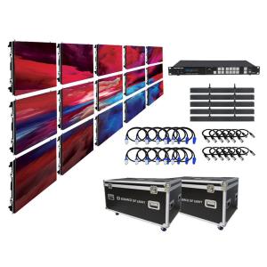 Quality 3840Hz Indoor Led Screen Rental Video Wall Cabinet Size 500x500mm wholesale