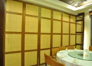 Quality Wooden Glass Partition , Wood Sliding Doors Customers Own Material wholesale