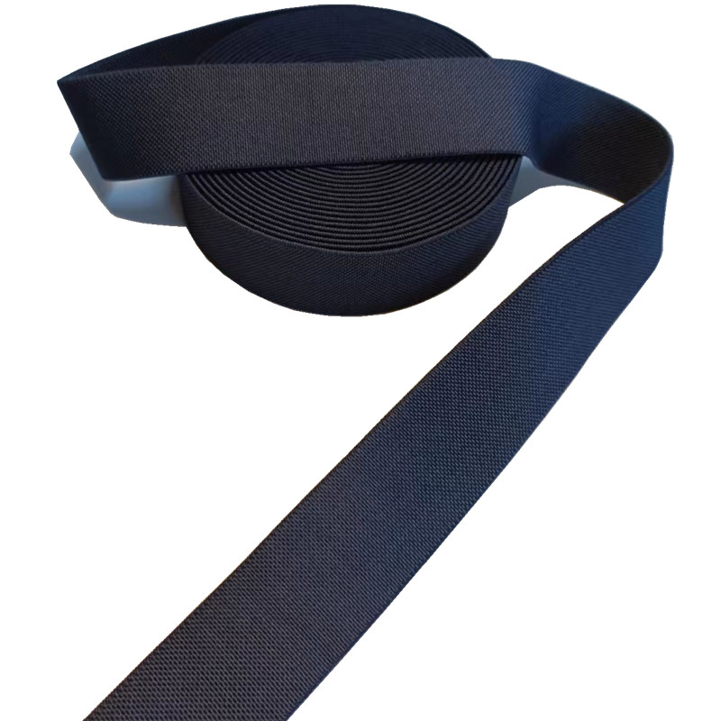 Plain Polyester Custom Color Woven Elastic Webbing for Waistband
