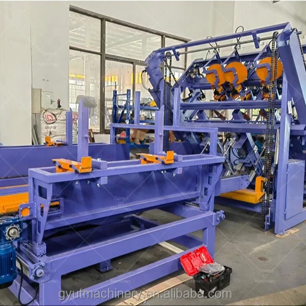 Automatic Sawdust Block Pallet Nailing Machine for Wooden Pallets Manufacturing Line