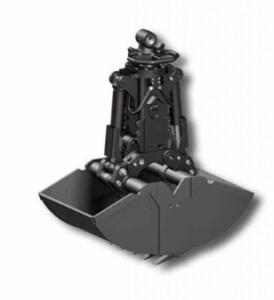 Quality 5-40ton Excavator Hydraulic Rotating Grab Clamshell Bucket for all type excavators wholesale
