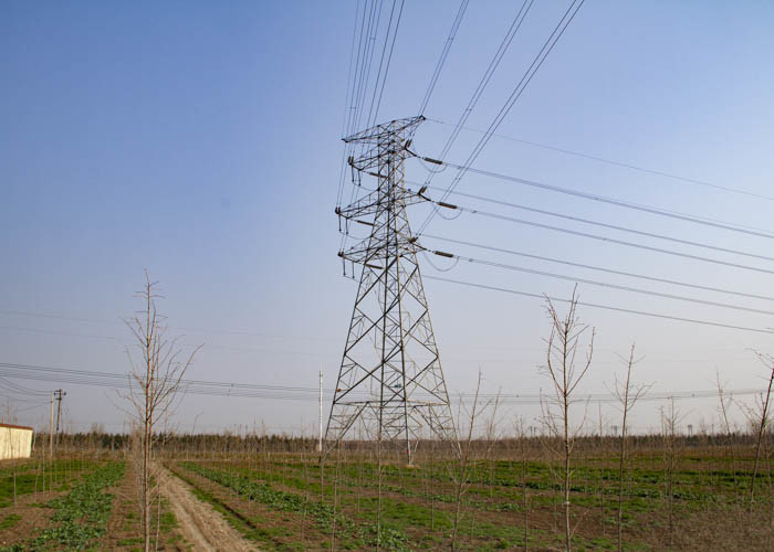 Mild Steel ASTM A36 230KV Angle Steel Tower For Electric Transmission Cable Type