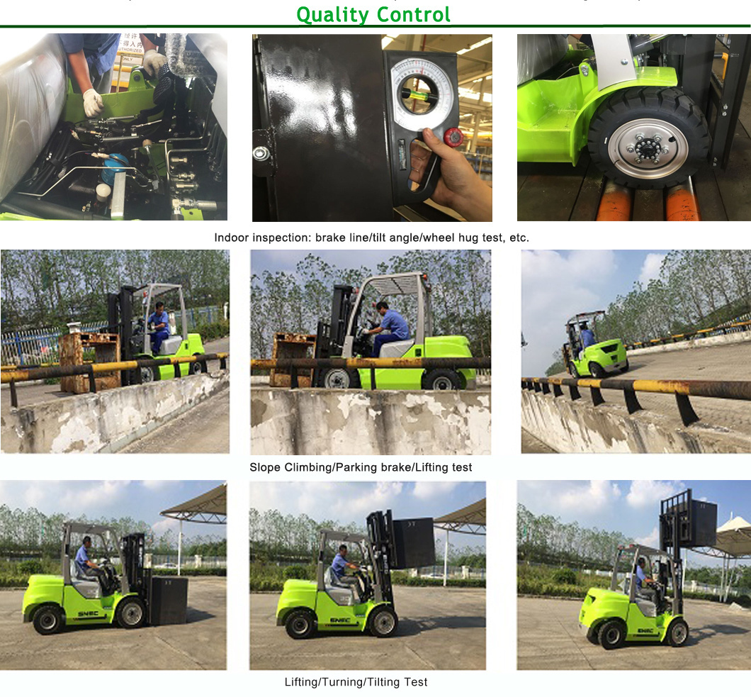 Chinese Snsc Brand 1.5/2/3/3.5/4/5/7/10 Ton Diesel/LPG/Gas/Gasoline Forklift with CE EPA