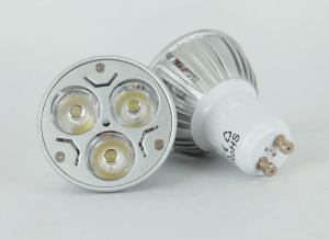 Quality 3W LED Spot Light GU10 base with Aluminum heat sink wholesale