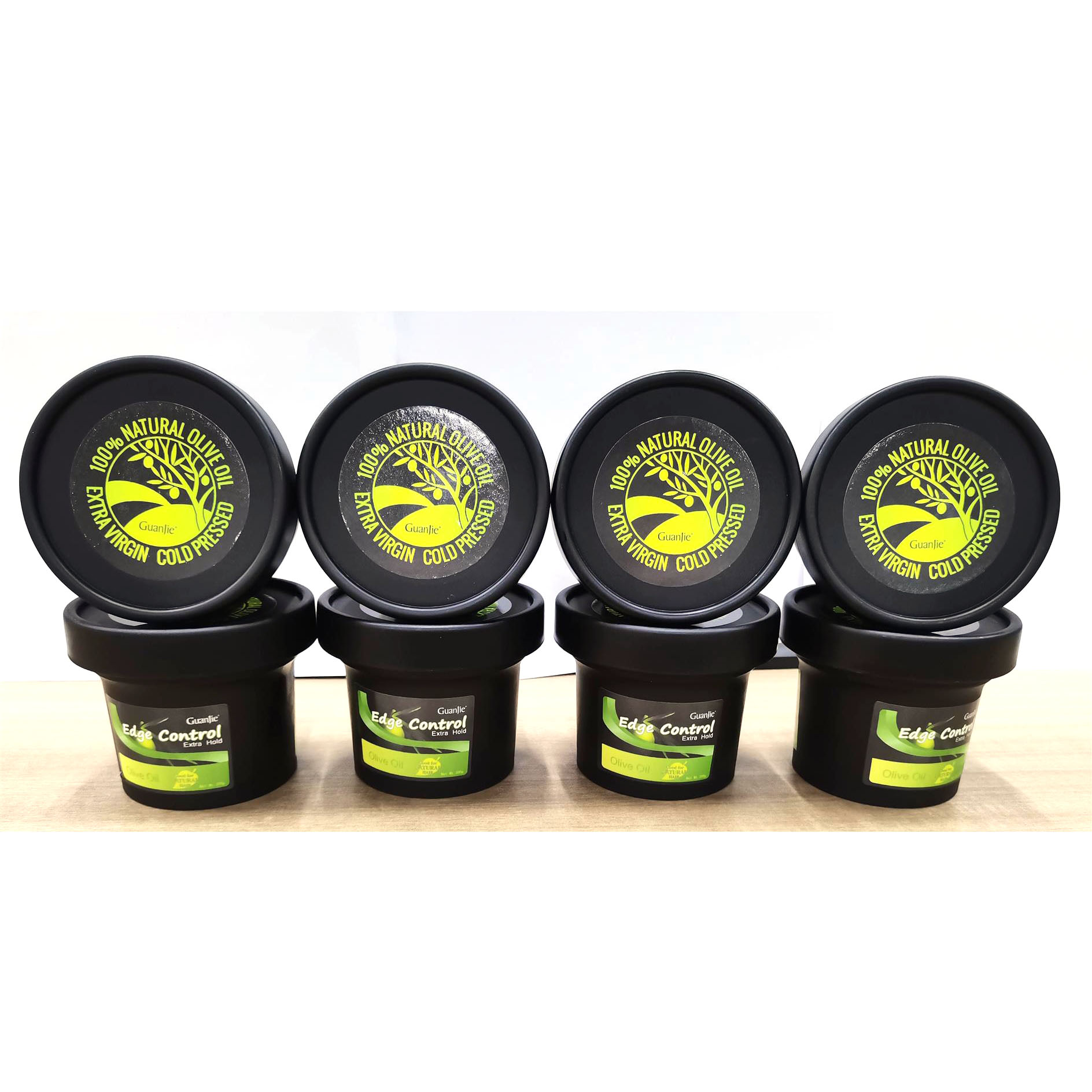 Multi Colors Customize Private Label Long Lasting Olive Oil Edge Control for 4C Hair