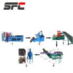 SFC CE Compact Rubber Bale Cutter High Efficiency For Natural Rubber Blocks Easy