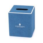 hotel leather sets blue / white pu compedium folder for 5-star hotel guest