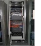 High Durability 19" Server Rack Cabinet , Black Network Server Cabinet