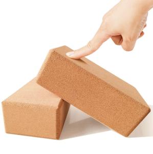 Quality 4&quot;X6&quot;X9&quot; Eco Cork Yoga Block Brick Improve Strength Flexibility Balance wholesale