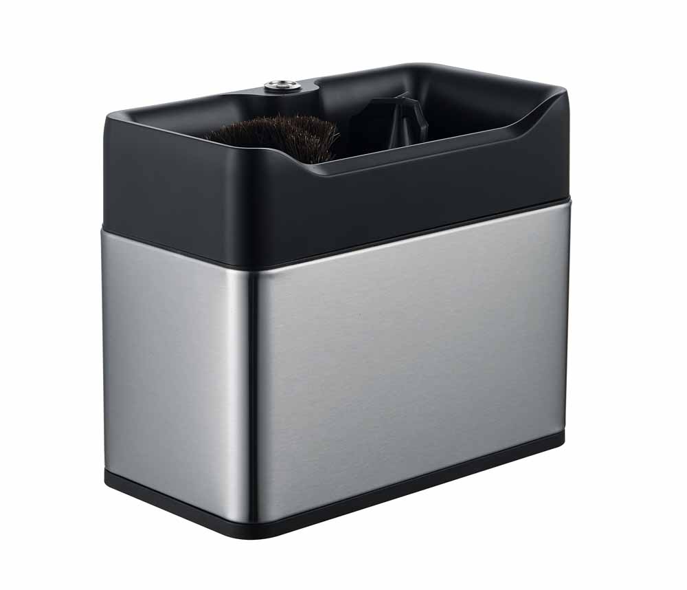Commercial Electric Coffee Portafilter Cleaner with 2.0L Drum Capacity and 12V Power