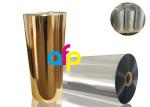 PET Material Metalized Polyester Film Roll 17 Mic - 25 Mic Thickness