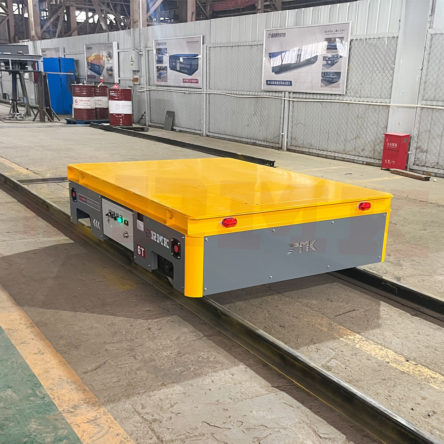 Industrial Heavy Load Remote Control 6 Tons Material Rail Transfer Cart