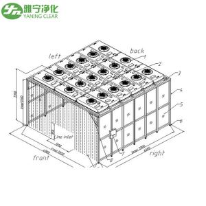 Quality SUS304 Class 1000 Pharmacy Clean Room Modular Construction Convenient Movement wholesale