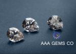 Necklace White Pear Shaped Moissanite Loose Stones 9mm x 11mm