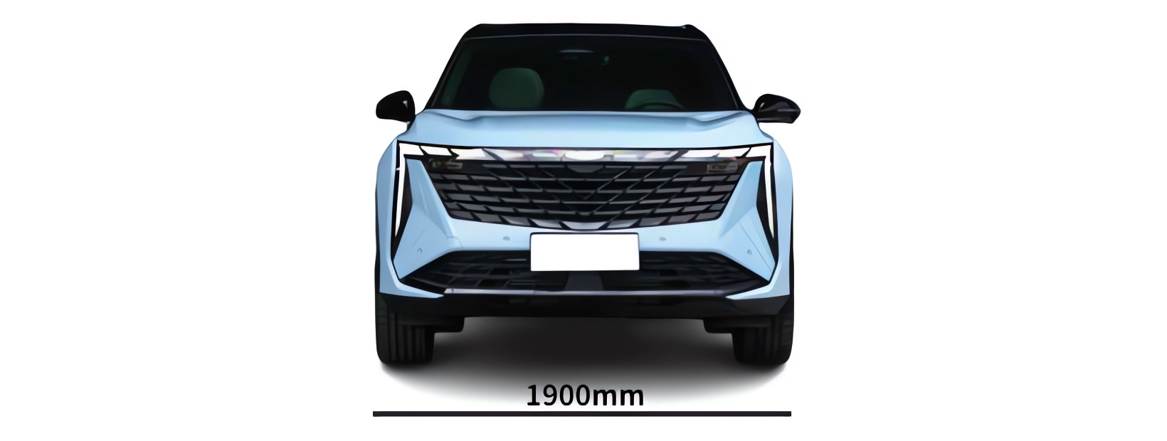 Electric Geely Boyue L SUV 5 Seater Gasoline Powered Hybrid 1.5T Fast Speed Exterior Rearview Mirror Maximum Power 200-250Ps
