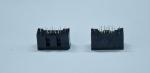 SATA 7p Male DIP 180° Au 30u'' Plated Wire to Board Connector