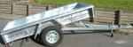 Fully Hot Dipped Galvanised Single Axle Trailer With Brake or Without Brake