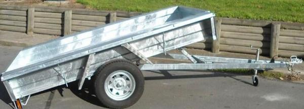 Fully Hot Dipped Galvanised Single Axle Trailer With Brake or Without Brake