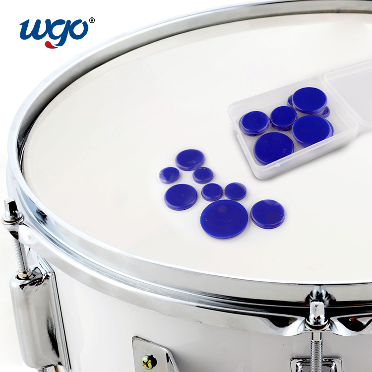 Drum Damper Gel Pads Reusable No Damage to Your Instrument No Residue Customizable Sizes Colors