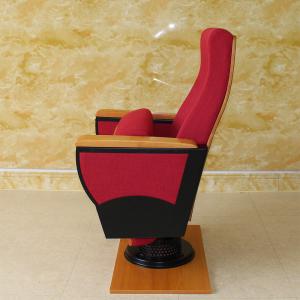 Quality Antistatic Red Folding Cinema Seats Movie Theater Flameproof Anti Rusting wholesale